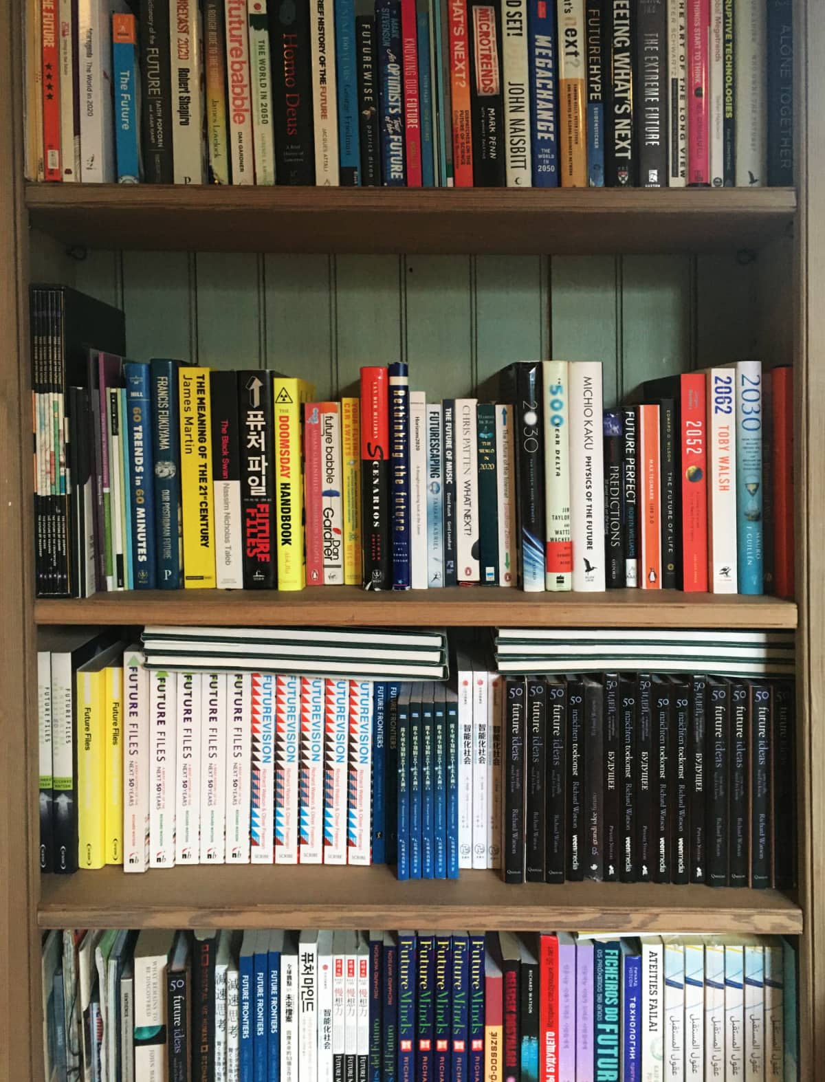 Richard Watson's bookshelf